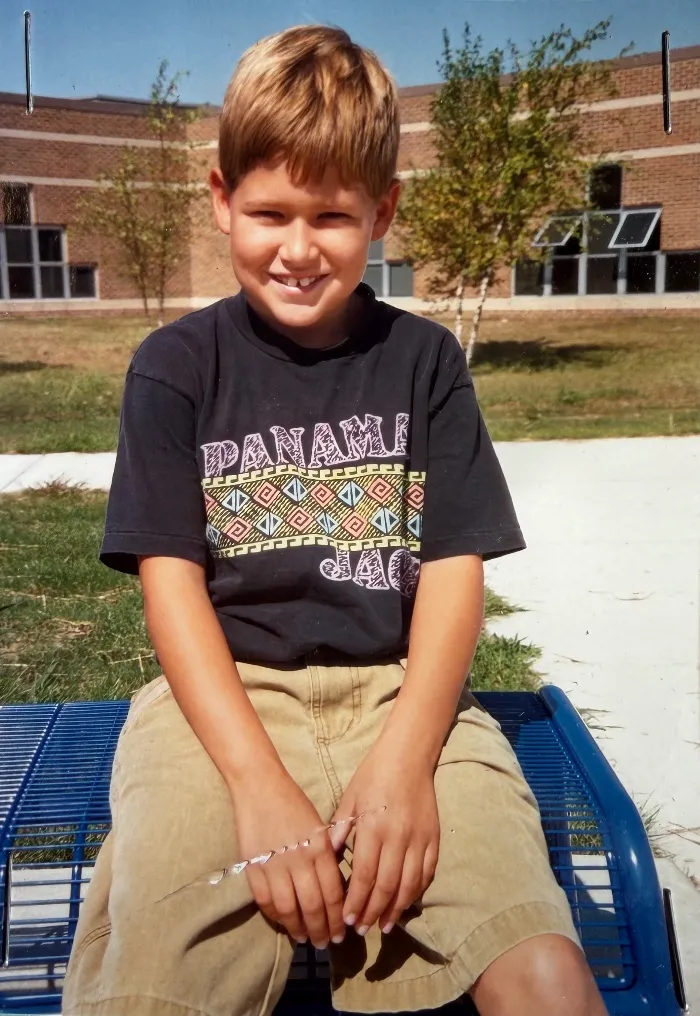 Chris as a kid